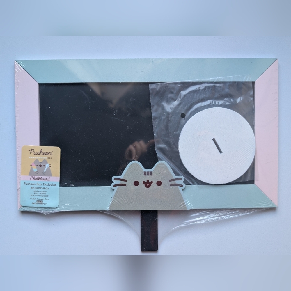 Cute Cat Chalkboard with Eraser